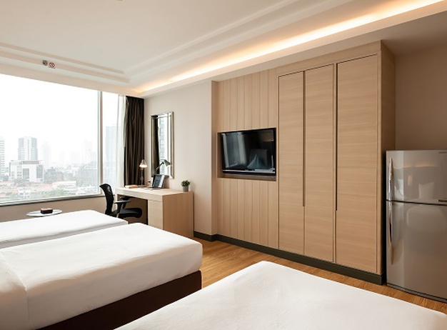 Triple single rooms Jasmine Resort Hotel en Bangkok