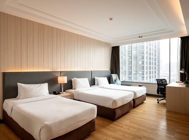 Triple single room Jasmine Resort Hotel en Bangkok